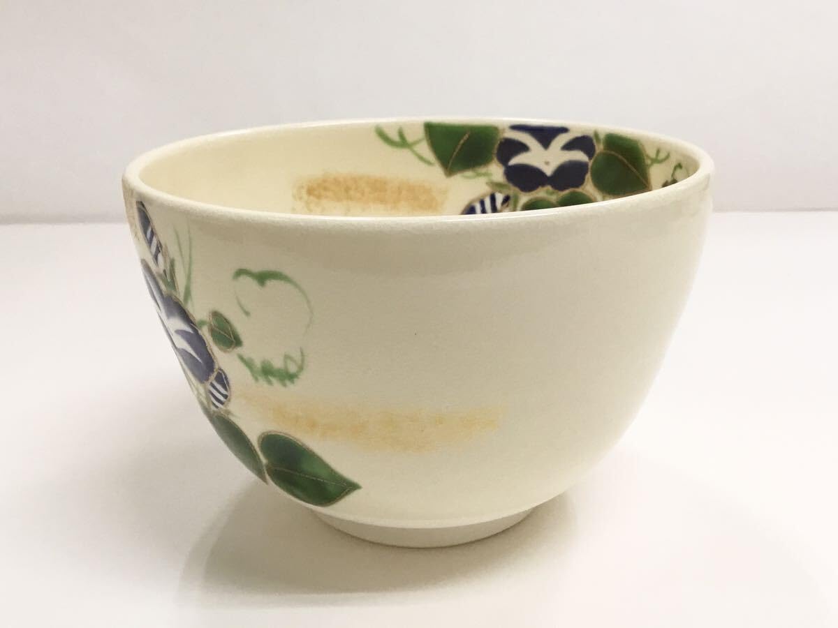 抹茶碗 仁清 朝顔 加藤永真 茶道具 新品 抹茶茶碗 のご紹介ページ|